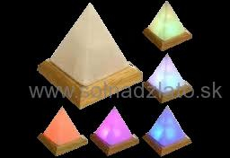 USB soľná lampa mini Pyramída